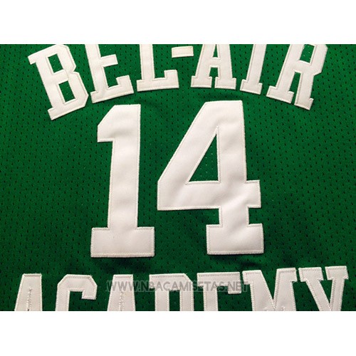 Camiseta Pelicula Bel-Air Academy Smith NO 14 Verde